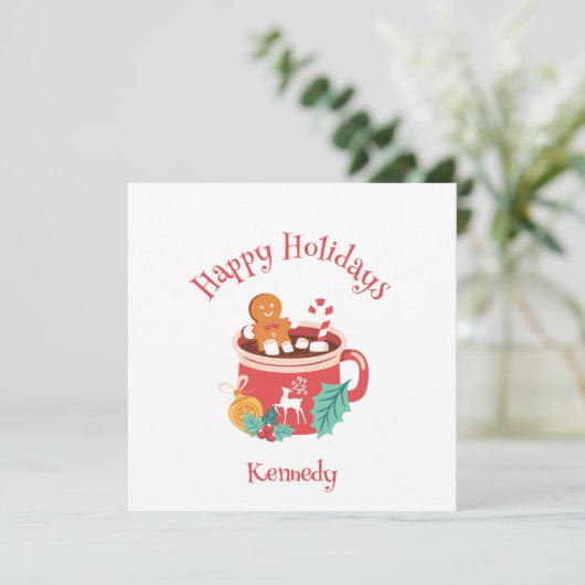 Hete Cacao en Gingerbread (Staand voorkant)