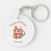 Hete Cacao en Gingerbread Sleutelhanger (Achterkant)