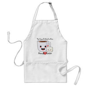 Hete cacao en Marshmallow Apron Standaard Schort