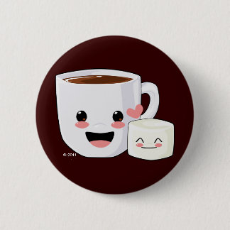 Hete cacao en Marshmallow Button