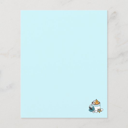 Hete cacao en wintercharme - Snow Herfst Cocoa Cal (Achterkant)