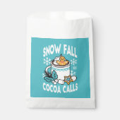 Hete cacao en wintercharme - Snow Herfst Cocoa Cal Bedankzakje (Voorkant)