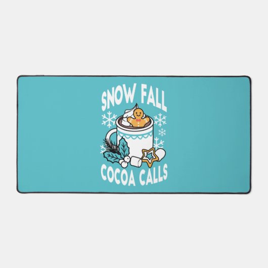 Hete cacao en wintercharme - Snow Herfst Cocoa Cal Bureaumat (Voorkant)