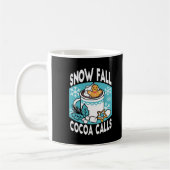 Hete cacao en wintercharme - Snow Herfst Cocoa Cal Koffiemok (Links)