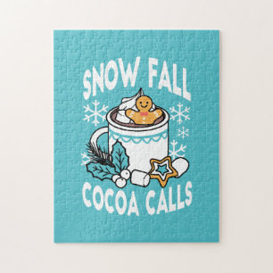Hete cacao en wintercharme - Snow Herfst Cocoa Cal Legpuzzel