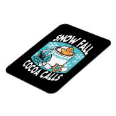 Hete cacao en wintercharme - Snow Herfst Cocoa Cal Magneet (Linkerzijde)