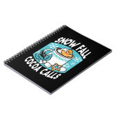 Hete cacao en wintercharme - Snow Herfst Cocoa Cal Notitieboek (Linkerzijde)