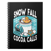 Hete cacao en wintercharme - Snow Herfst Cocoa Cal Notitieboek (Voorkant)