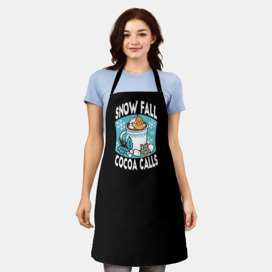 Hete cacao en wintercharme - Snow Herfst Cocoa Cal Schort (Gedragen)