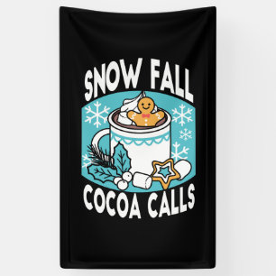 Hete cacao en wintercharme - Snow Herfst Cocoa Cal Spandoek