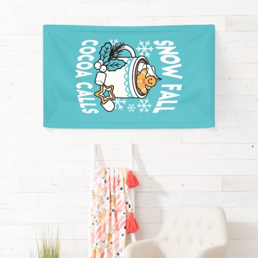 Hete cacao en wintercharme - Snow Herfst Cocoa Cal Spandoek (Insitu)