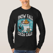Hete cacao en wintercharme - Snow Herfst Cocoa Cal T-shirt (Voorkant)