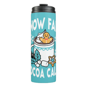 Hete cacao en wintercharme - Snow Herfst Cocoa Cal Thermosbeker