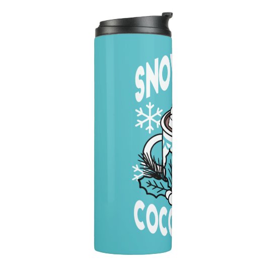 Hete cacao en wintercharme - Snow Herfst Cocoa Cal Thermosbeker (Gedraaid links)