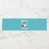 Hete cacao en wintercharme - Snow Herfst Cocoa Cal Waterfles Etiket (Enkel label)