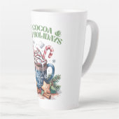 Hete Cacao & Gezellige Feestdagen Latte Mok (Rechterhoek)