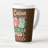 Hete Cacao & Kerstfilms Latte Mok (Rechterhoek)