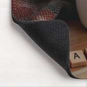 Hete cacao met januari woord Tegels Muismat (Hoek)