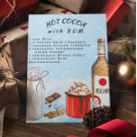 Hete cacao met roomchocolade briefkaart<br><div class="desc">Dit ontwerp kan op het gebied worden gepersonaliseerd dat door de foto en/of tekst te veranderen wordt verstrekt. Of het kan worden aangepast door te klikken deze Sjabloon personaliseert en dan de klik te kiezen om verdere optie aan te passen en de kleur van de achtergrond te schrappen of te...</div>