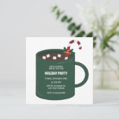 Hete cacao mok kaart (Staand voorkant)