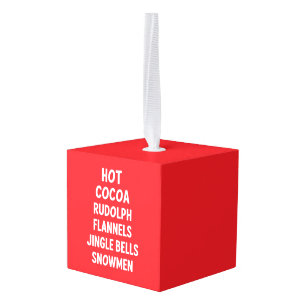 Hete Cacao Rudolf Flanel Jingle Bells Sinterklaas  Decoratie