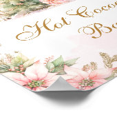 Hete cacaobar Winter Onederland Notenkraker Poster (Hoek)