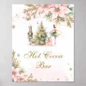 Hete cacaobar Winter Onederland Notenkraker Poster (Voorkant)