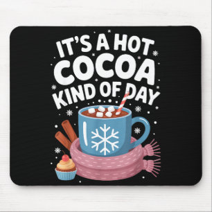 hete cacaodag fijne winterdrankliefhebber feest muismat