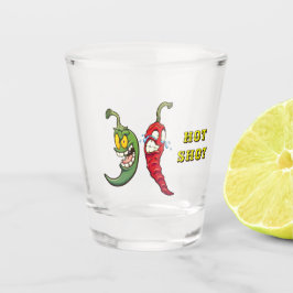 hete chilidrankje shot glas