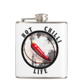 hete chilileven heupfles (Voorkant)