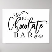 Hete Chocolade Bar Poster (Voorkant)