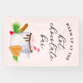 Hete Chocolade Bar Spandoek (Horizontaal)