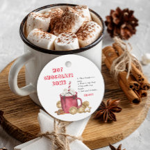 Hete chocolade bom tag. Winter hete cacaobom