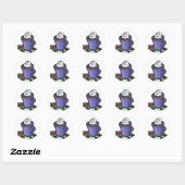 hete chocolade cacao ronde sticker (Vel)