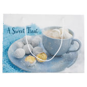 Hete chocolade en behandelingen groot cadeauzakje (Achterkant)