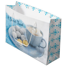 Hete chocolade en behandelingen groot cadeauzakje