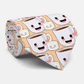 Hete chocolade en Marshmallow-Stropdas Stropdas (Opgerold)