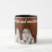 Hete chocolade en marshmallows mok (Midden)