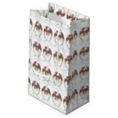 Hete Chocolade IJssundae Dessert Schep Winkel Klein Cadeauzakje (Achterkant Gekanteld)