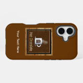 Hete Chocolade iPhone 16 Hoesje (Achterkant horizontaal)