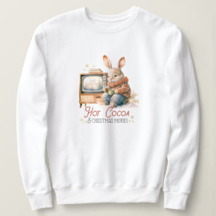 Hete Chocolade & Kerstfilms Vintage Konijn Trui