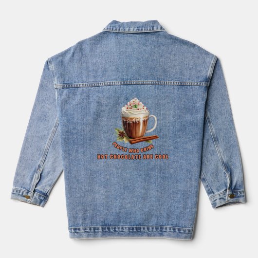Hete Chocolade Koele Mensen Denim Jacket (Achterkant)