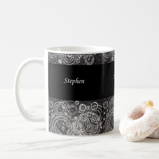 hete chocolade koffie thee koffiekop koffiemok (Met donut)
