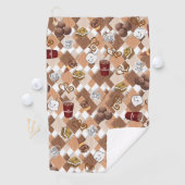 Hete Chocolade Marshmallow Golfhanddoek (Insitu)