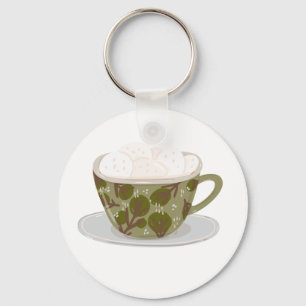 Hete chocolade met Marshmallows Sleutelhanger