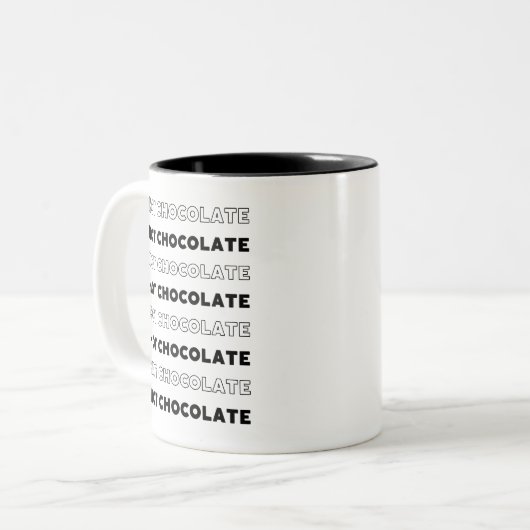 Hete Chocolade Mok (Voorkant links)