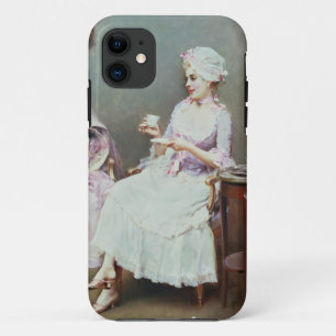 Hete chocolade (olie op doek) iPhone 11 hoesje