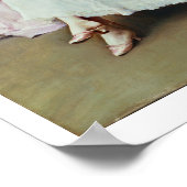Hete chocolade (olie op doek) poster (Hoek)