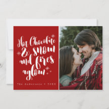 Hete Chocolade & Sneeuw Gezellig vakantieontwerp