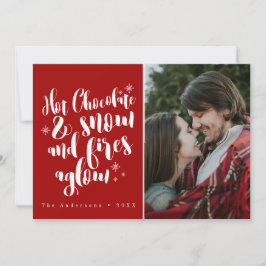 Hete Chocolade & Sneeuw Gezellig vakantieontwerp